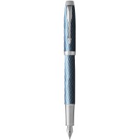 Ручка перьевая Parker IM Premium Blue Grey CT FP F 24 911