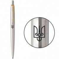 Ручка кулькова Parker JOTTER Stainless Steel GT BP Тризуб Володимира Великого 16032_T060b