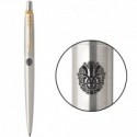 Ручка кулькова Parker JOTTER Stainless Steel GT BP Тризуб з дубовим вінком 16032_T061b