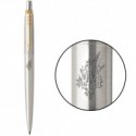 Ручка кулькова Parker JOTTER Stainless Steel GT BP Тризуб з пшеницею 16032_T066b