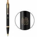 Ручка шариковая Parker IM Black GT BP Трезубец с урожаем 22032_T065y