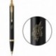 Ручка кулькова Parker IM Black GT BP Тризуб з пшеницею 22032_T066y