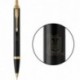Ручка шариковая Parker IM Black GT BP Герб Украины с калиной 22032_T068y