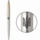 Ручка шариковая Parker JOTTER Stainless Steel GT BP Трезубец цветочный 16032_T055b