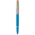 Ручка перова Parker PARKER 51 Premium Turquoise GT FP F 56 411