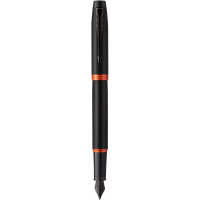 Ручка-перо Parker IM Professionals Vibrant Rings Flame Orange BT FP F 27 111