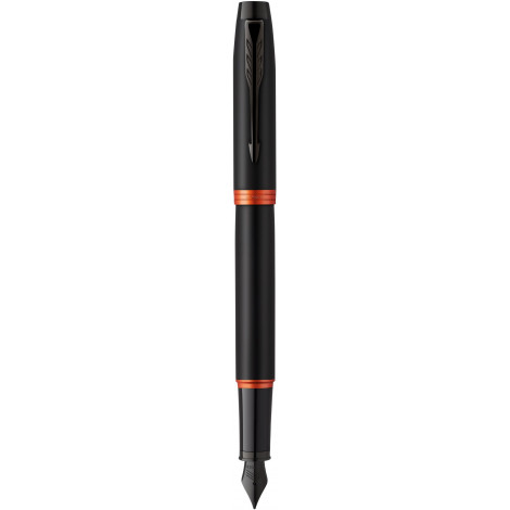 Ручка-перо Parker IM Professionals Vibrant Rings Flame Orange BT FP F 27 111