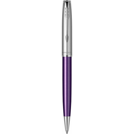 Ручка шариковая Parker SONNET Essentials Metal & Violet Lacquer CT BP 83 432