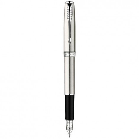 Ручка перьевая Parker SONNET Stainless Steel CT FP F 84 612