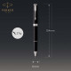 Ручка-роллер Parker SONNET Matte Black CT RB 84 922
