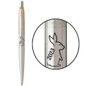 Ручка шариковая Parker JOTTER Stainless Steel GT BP Кролик 2023 16032_Z208b