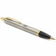 Ручка шариковая Parker IM Brushed Metal GT BP Трезубец 22232_TR