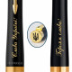 Ручка кулькова Parker URBAN Muted Black GT BP Тризуб на торці + Слава Україні 30035_T011y