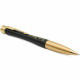 Ручка кулькова Parker URBAN Muted Black GT BP Тризуб на торці + Слава Україні 30035_T011y