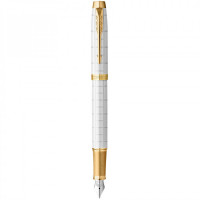 Ручка перьевая Parker IM Premium Pearl GT FP F 24 711