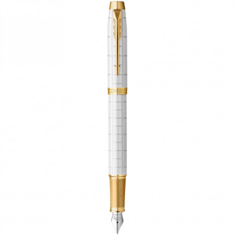 Ручка перьевая Parker IM Premium Pearl GT FP F 24 711