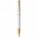 Ручка перьевая Parker IM Premium Pearl GT FP F 24 711