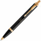 Ручка шариковая Parker IM Black GT BP Герб Украины с калиной 22032_T068y