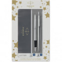 Набір ручок Parker JOTTER Stainless Steel CT FP+BP (перова + кулькова)