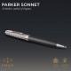 Ручка кулькова Parker SONNET Metal & Grey Lacquer PGT BP 68 232