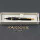 Ручка шариковая Parker IM Black GT BP Герб Украины 22032_T005y