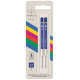 Стрижні Parker GEL гелев. син. М блістер 2шт 10 362BLU2