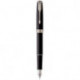 Ручка перова Parker SONNET Black Lacquer CT FP M 86 114