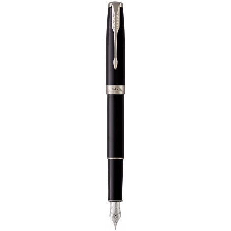 Ручка перова Parker SONNET Black Lacquer CT FP M 86 114