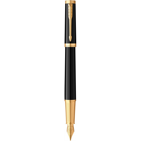 Ручка перьевая Parker INGENUITY Black Lacquer GT FP F 60 011