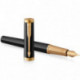 Ручка перьевая Parker INGENUITY Black Lacquer GT FP F 60 011