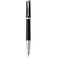Ручка перова Parker INGENUITY Black Lacquer CT FP F 60 111