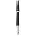 Ручка перова Parker INGENUITY Black Lacquer CT FP F 60 111