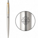 Ручка кулькова Parker JOTTER ARMY Stainless Steel GT BP Емблема ВМС ЗСУ 16032_W003b