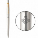 Ручка шариковая Parker JOTTER ARMY Stainless Steel GT BP Эмблема ГШ ВСУ 16032_W005b
