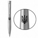 Ручка кулькова Parker URBAN UKRAINE Metro Metallic CT BP Тризуб 30335_T001b