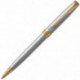 Ручка шариковая Parker SONNET UKRAINE Stainless Steel GT BP Трезубец бел. 84132_T001w