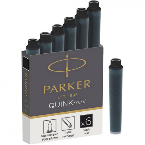 Картриджи Parker Quink Mini /6шт. черн. 11 510BK