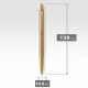 Ручка кулькова Parker JOTTER XL Monochrome Gold GT BP 12 532
