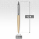 Ручка шариковая Parker JOTTER XL UKRAINE Matt Gold CT BP Трезубец 13432_T001b