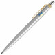 Ручка кулькова Parker JOTTER Stainless Steel GT BP Прапор жовто-синій на ковп. 16032_T008c2
