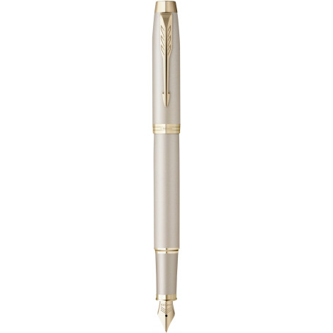 Ручка перова Parker IM Professionals Monochrome Champagne FP F 28 211
