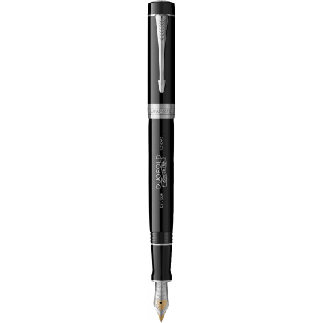 Ручка перьевая Parker DUOFOLD 135th Anniversary Precious Black CT FP18-С F 98 701