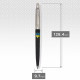 Ручка шариковая Parker JOTTER Originals UKRAINE Black CT BP Трезубец син-желт. 15632_T0016u