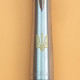 Ручка кулькова Parker URBAN UKRAINE Metro Metallic CT BP Тризуб жовт. 30335_T001y