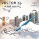 Ручка-роллер Parker VECTOR XL Metallic Teal CT RB 06 222