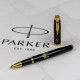 Ручка-роллер Parker IM UKRAINE Black GT RB Трезубец сине-желт. 22022_T0016u