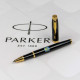Ручка-роллер Parker IM UKRAINE Black GT RB Герб Украины сине-желт. 22022_T0076u