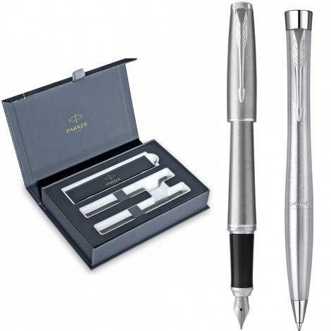 Набір Parker URBAN Metro Metallic CT FP+BP (перова + кулькова)