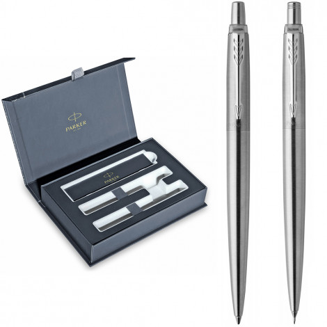 Набор Parker JOTTER Stainless Steel CT BP+PCL (шариковая + карандаш)