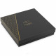 Набор Parker SONNET Matte Black Lacquer GT BP (шариковая ручка + блокнот Parker)